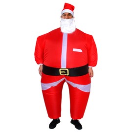 LUVSHINE Santa Costume Christmas Costume Adult Funny Inflatable Christmas Costume for Chrismast Party