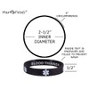 Blood THINNER Medical Alert ID Privacy Enhanced Silicone Bracelets Black