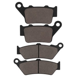 Cyleto Front and Rear Brake Pads for Honda CB500 CB 500 1997-2003 NX 500 Dominator 500 1997-1999 FX 650 X/Y Vigor 1999-2003 NX650 Dominator 1997-1999