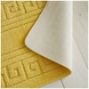 Lions Bath Mat Sets 2 Piece - Jacquard Greek Key