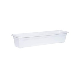 Countryside Flower Box Planter, White, 30-Inch