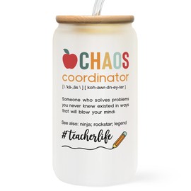 Teacher Appreciation Gifts - Teacher Gifts for Women, Gifts for Teachers Women - Thank You Teacher Gifts, Back To School Day Gifts, Teacher Appreciation Week, Teacher Birthday Gifts - 16 Oz Can Glass