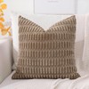 OTOSTAR Corduroy Decorative Throw Pillow Covers 22x22 Inch Super Soft