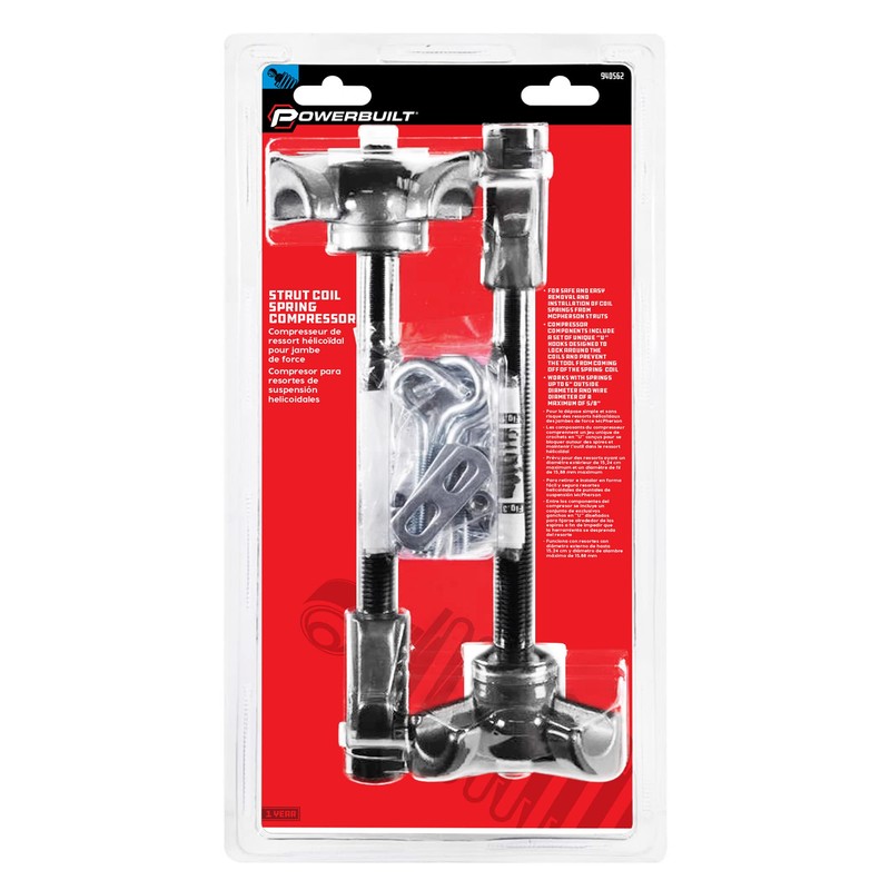 Powerbuilt 940562 Heavy Duty Strut Coil Spring Compressor