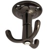 JUNKER Design Triple Swivel Hook Black Chrome-Plated 53 x 50
