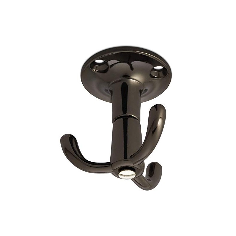 JUNKER Design Triple Swivel Hook Black Chrome-Plated 53 x 50