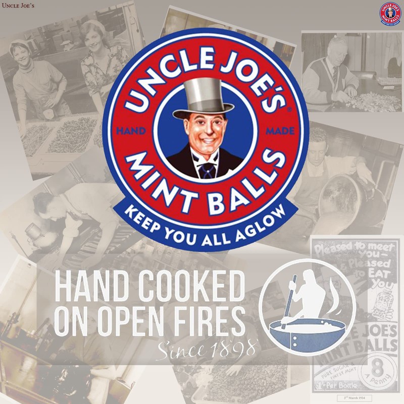 Uncle Joe's Mint Balls in a Tin 120g (Pack of