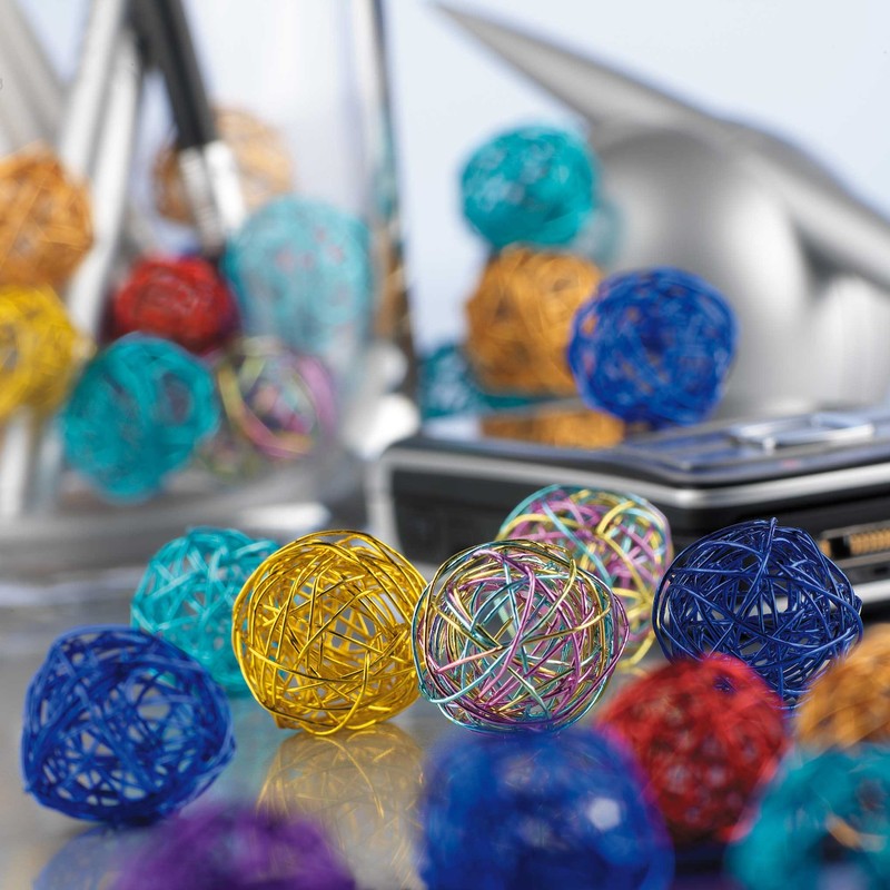 Wire Balls, Wire Balls. Approx. 30 mm. Pack of 10.