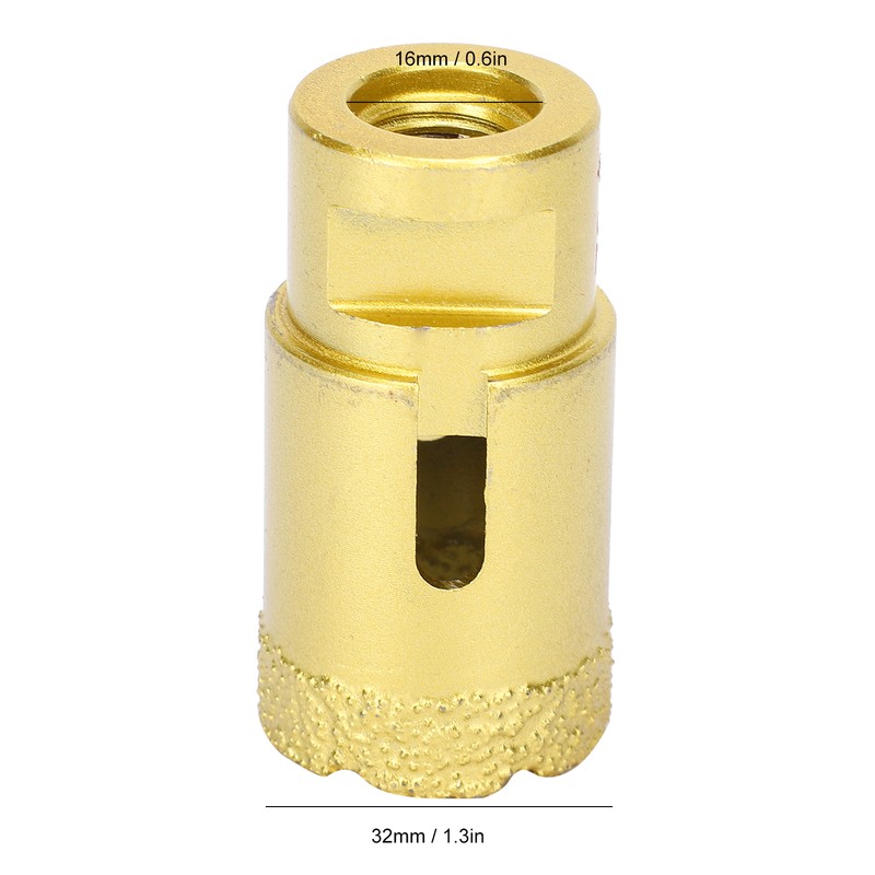 Diamond Hole Saw Brazing Drill Bit Marble Concrete Drilling Opener