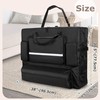 Luxja Massage Table Storage Bag Black