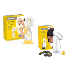 Medela | Kit de Lactancia | Incluye Extractor Manual Harmony y Recolector de Silicona para Leche Materna | Libre de BPA