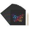 Kesote Scratch Paper 100 Sheets Magic Scratch Art Set Scratch