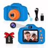 Yoophane Upgrade Kids Selfie Camera, regalo de cumpleaños para niños de 3 a 8 años, cámaras digitales duales juguetes para niños de 3, 4, 5, 6, 7, 8 años, con tarjeta SD de 32 GB (azul)