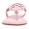 Pierre Dumas Women's Limit-20 Thong Flip Flop Sandal (Light Pink,