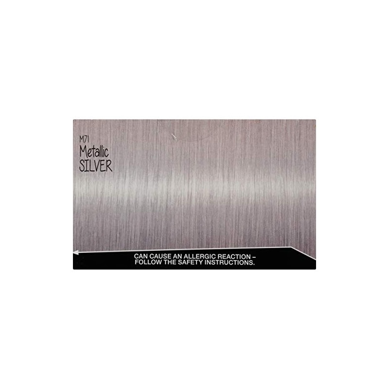 Got2B Schwarzkopf Got2b Metallics Permanent Hair Color, M71 Metallics Silver