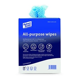 200X Jantex Antibacterial All Purpose Cloth Blue Home Kitchen Cleaning Wiping