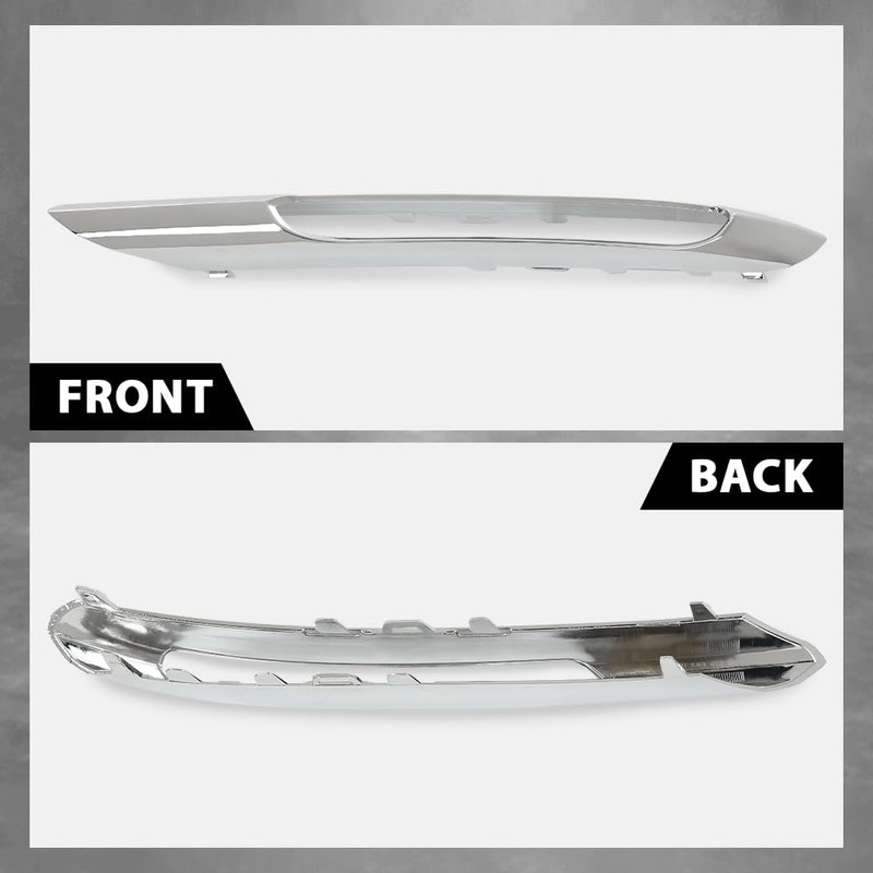 G-PLUS Front Bumper Fog Light Grille Trim Compatible with Benz