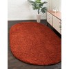 Unique Loom Solid Shag Collection Area Rug (5' 1" x