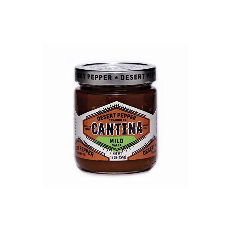 Desert Pepper Trading Company Cantina Salsa, Mild Red, 16-Ounce (2-Pack)