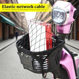 Genérico Red de Carga para Moto Red para Portaequipajes De Moto,Malla Elástica Resistente con Cierre Rápido para Equipaje Viaje Compras SUV Transporte Camping Furgoneta