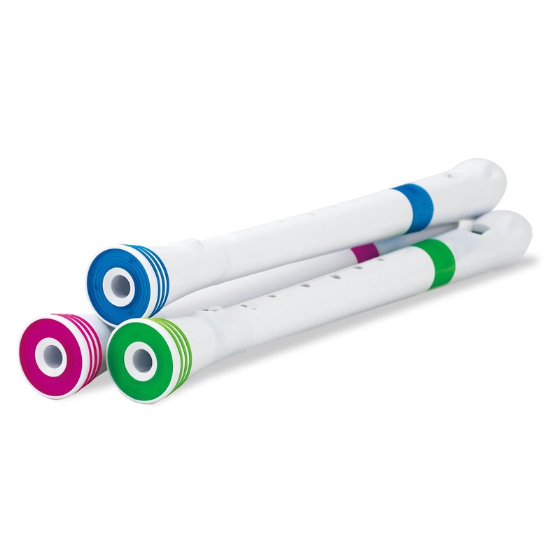 NUVO Soprano Recorder, German Style Recorder White/Pink FGREPKJP White/Pink [Exclusive