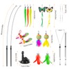 Acehome 20 Pack Cat Toys, Interactive Cat Teaser Toys Wand