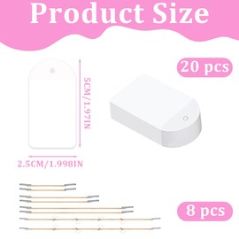 IKOPFLN Face Lifting Tape, Facelift Sticker Lifting Tapes Face, Instant Invisible Face Lift Sticker, Eye Lift Tape, Makeup Face Lift Tools, 20 Patches + 8 Lifting Ropes, 1 Set, bronze