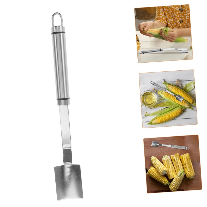 iplusmile Stainless Steel Corn Peeler Tool Easy Clean Corn Remover