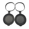 Doxiuyo 2 Pieces Binoculars Protective Rubber Objective Lens Cap Binocular