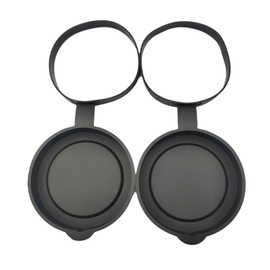 Doxiuyo 2 Pieces Binoculars Protective Rubber Objective Lens Cap Binocular Best Protect 61-63MM