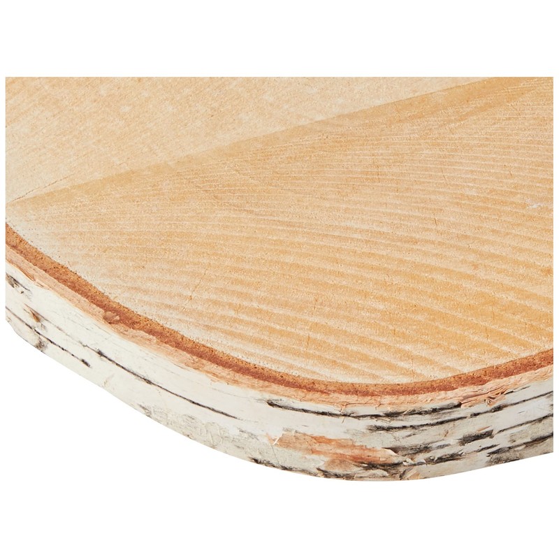 Rayher Hobby Birch Disc, Wood, Brown, 25 - 28 cm