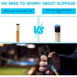 OddMart Snooker Cue Tip Shaper, 3 in 1 Pool Cue Tips Repair Kit