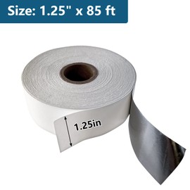 Lineco Archival Self-Adhesive Frame Sealing Tape. Acid-Free, Non-Yellowing Tape, for Seal Framing Backs, DIY, Crafts, White, 1.25" x 85 ft. Pack of 2