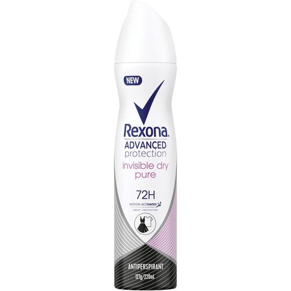 Rexona Advanced Protection Antiperspirant for Women (Invisible Dry Pure) 220ml