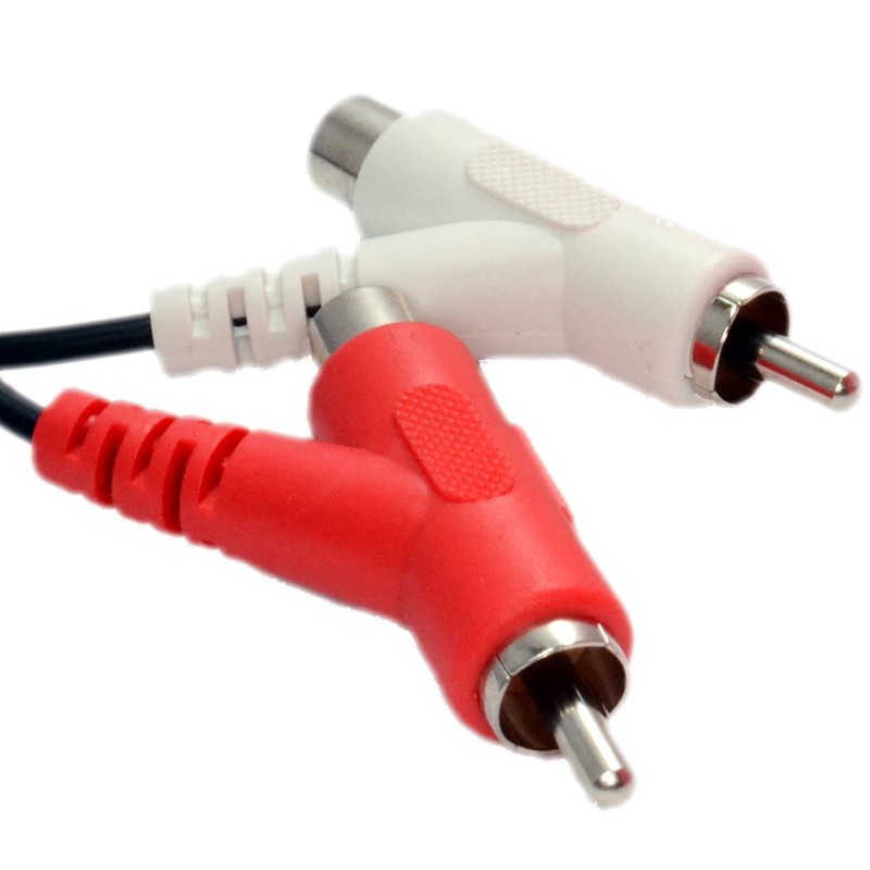 kenable Stackable 2 x RCA Phonos to Phonos Audio Cable