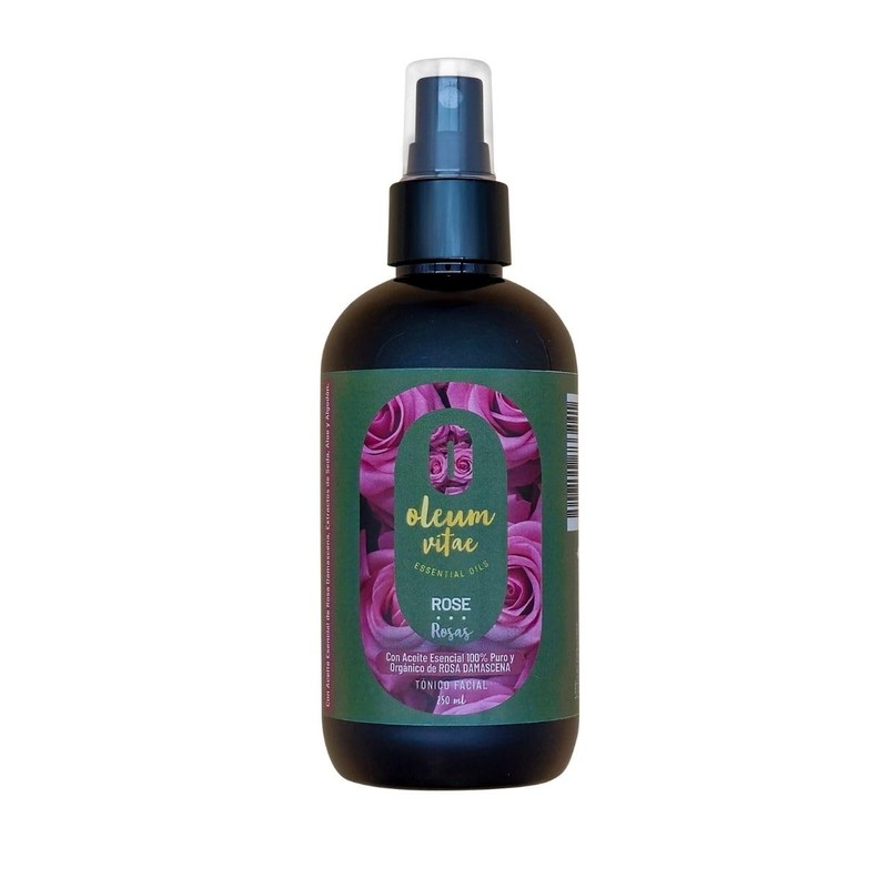 OLEUM VITAE Tonico facial con aceite esencial de rosa damascena
