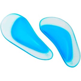 1 Par Plantillas Ortopédicas Pie Plano Gel Soporte Arco Silicona - corrección de pies Planos, Conjunto de Plantillas ortopédicas de Gel ortopédicas, Alivia el Dolor y Reduce la presión