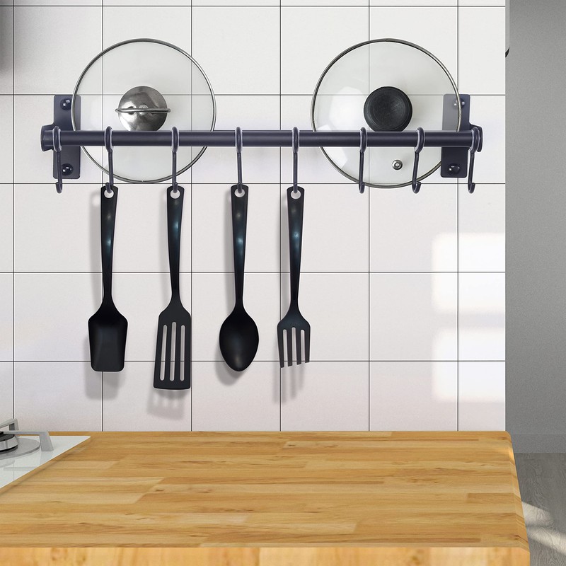 Dseap Pot Rack - Pots and Pans Hanging Rack Rail