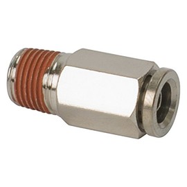VIAIR 13868 Male Airline Straight Fitting, 1/4" NPT x 3/8" (Pack of 4)
