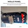 MUQIDA Car Rigid MOLLE Panel, Auto Sun Visor Organizer EDC