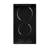 ZERNEIL Electric 2 Burners Stove with Plug, 1500W Touch Control