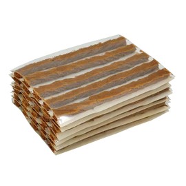 ZERINT TS-160C30 Tire Repair Strings Rubber Strips Plug Compatible with All Tubeless Car Motorcycle Truck Tractor Trailer RV ATV (1/4" x 4" Brown 30pcs)