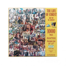 SUNSOUT INC The Life of Jesus Christ - 1000 pc Jigsaw Puzzle by Artist: Al Lorenz - Finished Size 20" x 27" Easter - MPN# 46246