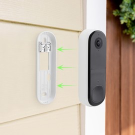 LEFXMOPHY Backplate for Arlo Video Doorbell 2K 2nd Generation Back Plate Replacement Part Screw Mounting Holder Mount Accessory