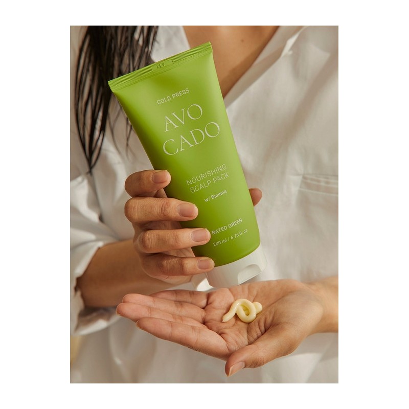 Cold Pressed Avocado Nourishing Scalp Pack 200ml / 콜드프레스 아보카도
