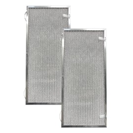 Air Filter Factory Compatible Replacement For GE WB13X5001 Aluminum Mesh Grease Filters 2-Pack