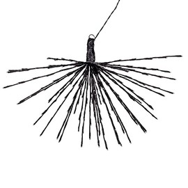 Vickerman 240Lt x 32" Black Starburst Warm White 5mm LED Lights.