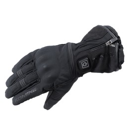 Komine EK-201 Protective Electric Gloves for Motorcycles 12V Solid Black L
