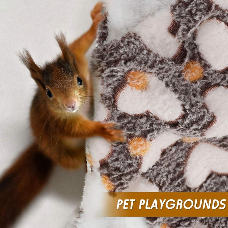 XoeLLe Guinea Pig Hammock, Double Layer Ferret Cuddly Cave Rats