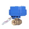 Motorized Ball Valve Brass Straight Pipe Pressure Device with Switch